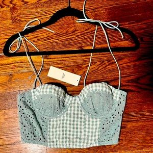 Brand New Urban Outfitters Gingham Top